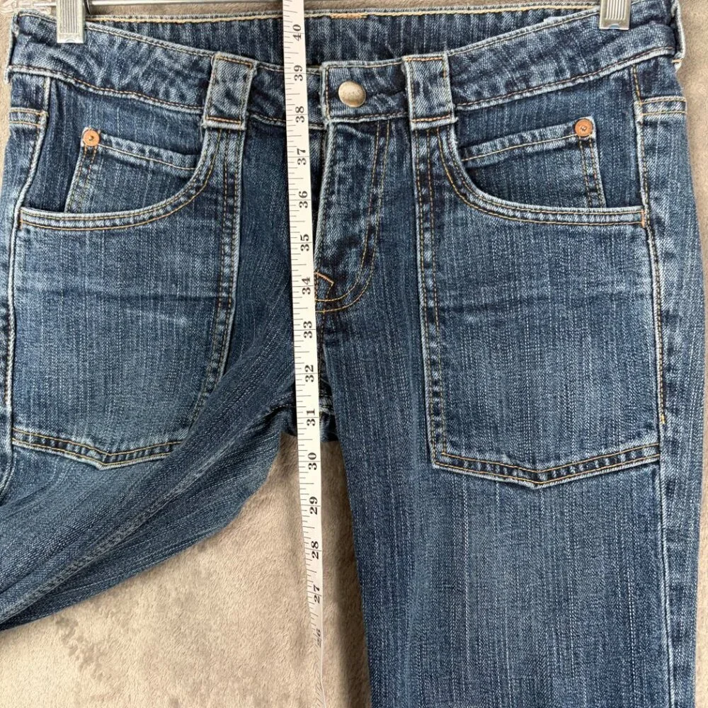 Levi’s Premium Riley Straight Jeans Women’s 29 Blue Mid Rise Minimalist Y2K - Picture 8 of 10